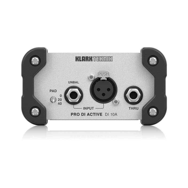 KLARK TEKNIK DI 10A Active DI Box with Midas Transformer, Extended